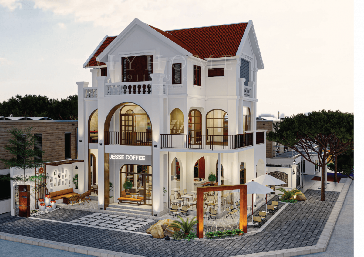 Thiết kế và thi công dự án quán cà phê Jesse Coffee Lưu Hữu Phước