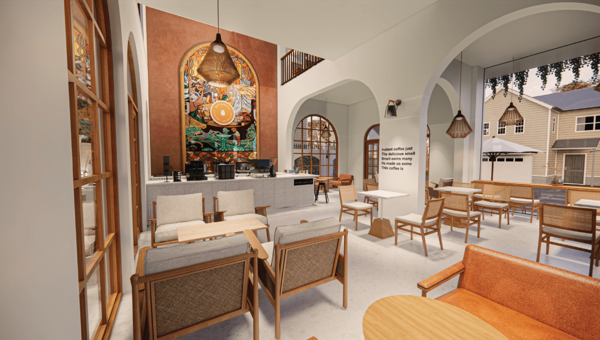 Thiết kế và thi công dự án quán cà phê Jesse Coffee Lưu Hữu Phước