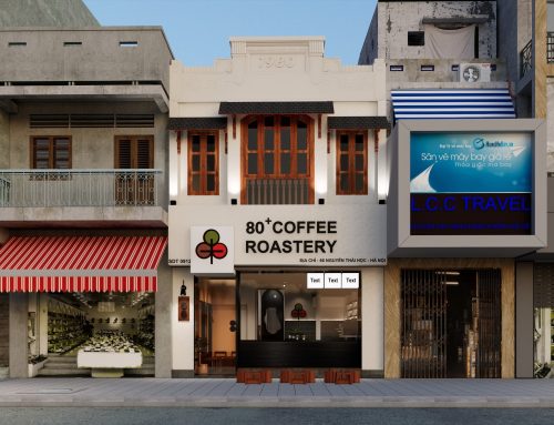 Thiết kế và thi công dự án 80+ Coffee Roastery – Nguyễn Thái Học